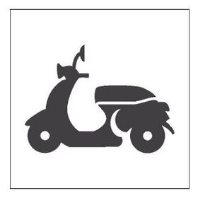 100 cm Motorsiklet Folyo Sticker