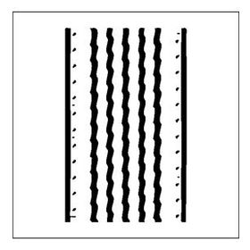 100 cm Oto Lastik İzi Folyo Sticker