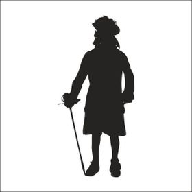 100 cm Şovalye Folyo Sticker