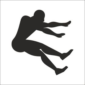100 cm Sporcu Folyo Sticker