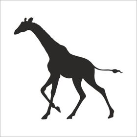 100 cm Zürafa Folyo Sticker