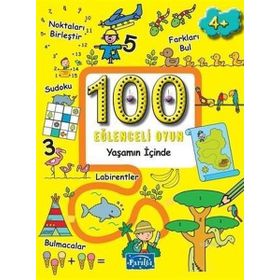 100 Eğlenceli Oyun - Çiz Boya Öğren - Kolektif