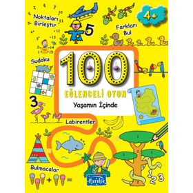100 Eğlenceli Oyun - Çiz Boya Öğren - Kolektif