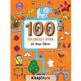 100 Eğlenceli Oyun - Çiz Boya Öğren - Kollektif