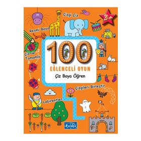 100 Eğlenceli Oyun - Çiz Boya Öğren - Kollektif