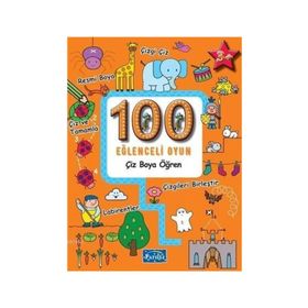 100 Eğlenceli Oyun - Çiz Boya Öğren - Kollektif