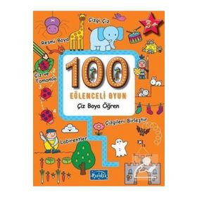 100 Eğlenceli Oyun - Çiz Boya Öğren - Kollektif