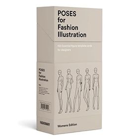 100 Pose Cards: Women's Figure Templates For Fashion Illustration