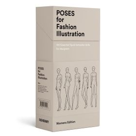 100 Pose Cards: Women's Figure Templates For Fashion Illustration