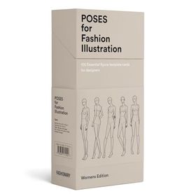 100 Pose Cards: Women's Figure Templates For Fashion Illustration