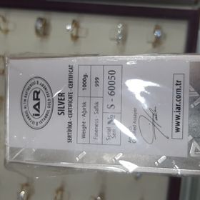 1000 gr 999.0 Külçe Gümüş