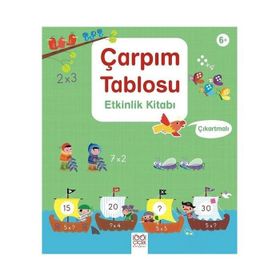 1001 Çarpım Tablosu Etkinlik Kitabı-Çiçek Kitaplar