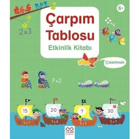 1001 Çarpım Tablosu Etkinlik Kitabı-Çiçek Kitaplar