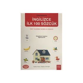 1001 Çiçek Kitaplar Çıkartmalarla İngilizce İlk 100 Sözcük