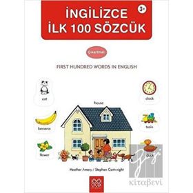 1001 Çiçek Kitaplar Çıkartmalarla İngilizce İlk 100 Sözcük
