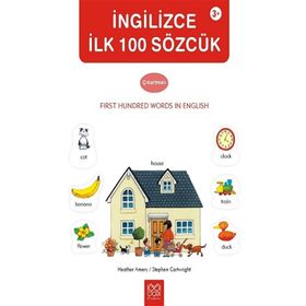 1001 Çiçek Kitaplar Çıkartmalarla İngilizce İlk 100 Sözcük
