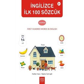 1001 Çiçek Kitaplar Çıkartmalarla İngilizce İlk 100 Sözcük