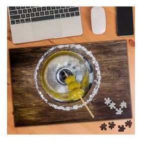 100732178 Zeytinli Martini Kokteyl 240 Parça Puzzle Yapboz