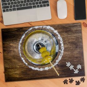 100732178 Zeytinli Martini Kokteyl 240 Parça Puzzle Yapboz