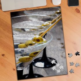 100732179 Zeytinli Martini Kokteyl 240 Parça Puzzle Yapboz