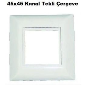 100x50 mm 1'li Kanal İçin Çerçeve Kablo Kanalı