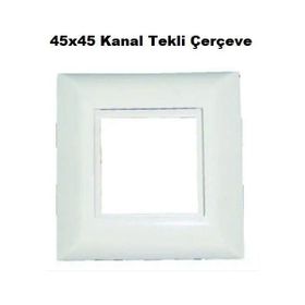 100x50 mm 1'li Kanal İçin Çerçeve Kablo Kanalı