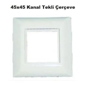 100x50 mm 1'li Kanal İçin Çerçeve Kablo Kanalı