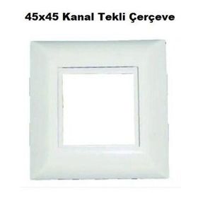 100x50 mm 1'li Kanal İçin Çerçeve Kablo Kanalı