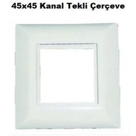 100x50 mm 1'li Kanal İçin Çerçeve Kablo Kanalı