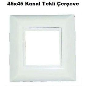 100x50 mm 1'li Kanal İçin Çerçeve Kablo Kanalı