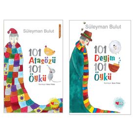 101 Deyim 101 Öykü + 101 Atasözü 101 Öykü- 2 Kitap Set - İş Bankası Kültür Yayınları