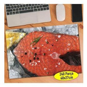 10106246 Somon Balığı Deniz Mutfağı Gıda 240 Parça Puzzle Yapboz