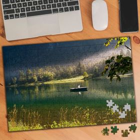 10109 Su Kaynarları Nehir Yeşil 240 Parça Puzzle Yapboz
