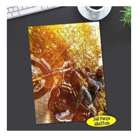 101163437 Motorsiklet Tutkunu 240 Parça Puzzle Yapboz