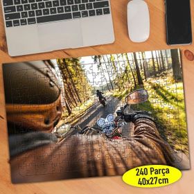 101163472 Motorsiklet Tutkunu 240 Parça Puzzle Yapboz