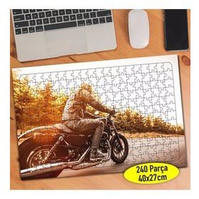 101163500 Motorsiklet Tutkunu 240 Parça Puzzle Yapboz