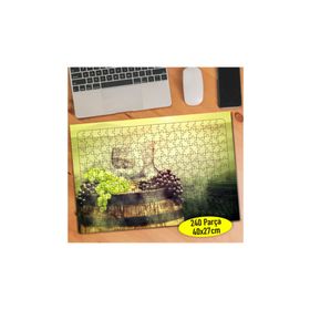 101194342 Toskana İtalya Üzüm Şarabı 240 Parça Puzzle Yapboz