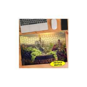 101194456 Toskana İtalya Üzüm Şarabı 240 Parça Puzzle Yapboz