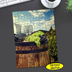 101194499 Toskana İtalya Üzümler 240 Parça Puzzle Yapboz