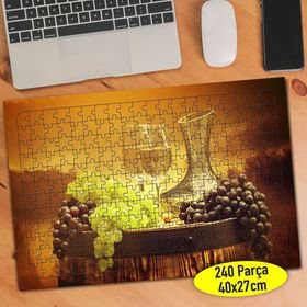 101512139 Toskana İtalya Üzüm Şarabı 240 Parça Puzzle Yapboz