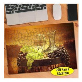 101512139 Toskana İtalya Üzüm Şarabı 240 Parça Puzzle Yapboz