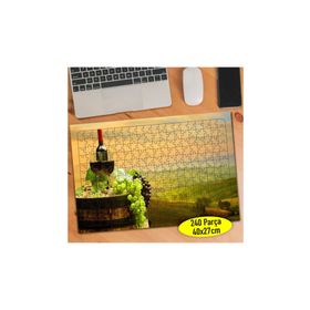 101512146 Toskana İtalya Üzüm Şarabı 240 Parça Puzzle Yapboz