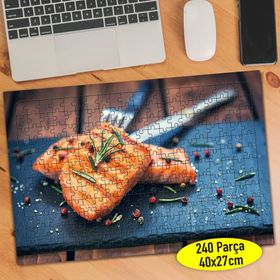 101609057 Somon Balığı Sunum Tabağı 240 Parça Puzzle Yapboz