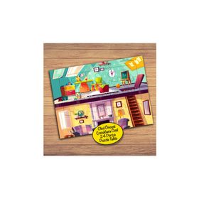 1021 Evde Eşya Düzeni Çocuklara Özel Puzzle Yapboz Tablo