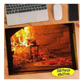 102552784 Taş Fırında Pizza Fast Food 240 Parça Puzzle Yapboz
