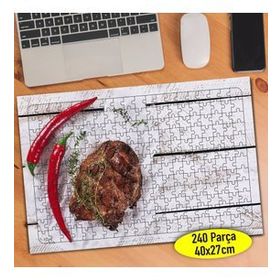 102627310 Acılı Kırmızı Et Sunumu 240 Parça Puzzle Yapboz