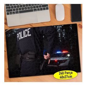 102706188 Ormanda Üniformalı Polis 240 Parça Puzzle Yapboz