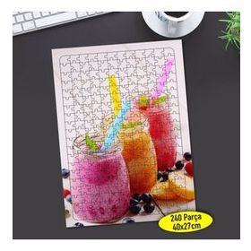 102909502 Meyveli Smoothie Kokteyl 240 Parça Puzzle Yapboz