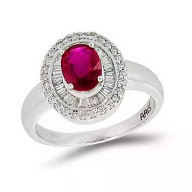 1,03 ct Pırlanta Yakut Yüzük