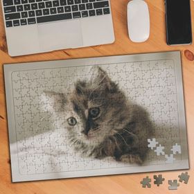 1031261 Yeni Uyanan Minnoş Kedi 240 Parça Puzzle Yapboz